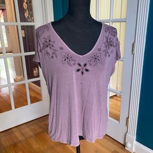 American Eagle Soft Sexy Tee S Small Purple